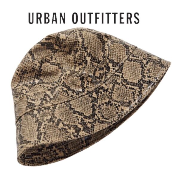 Urban Outfitters UO Jade Snake Bucket Cap Hat NEW - Picture 3 of 3